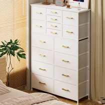 Tall white online dresser wayfair